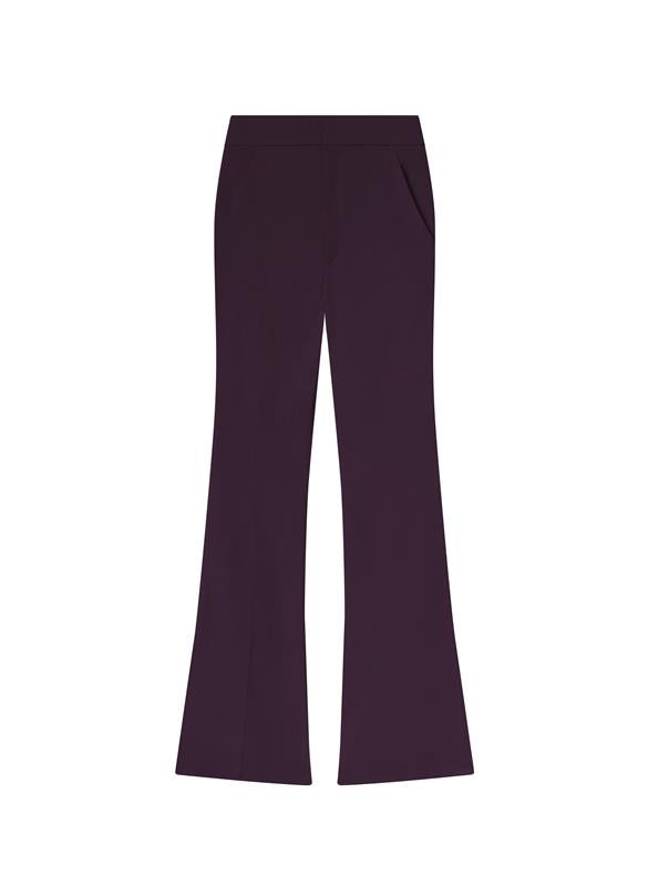 SOPHIE II TAILORED PANT IN DEEP PLUM