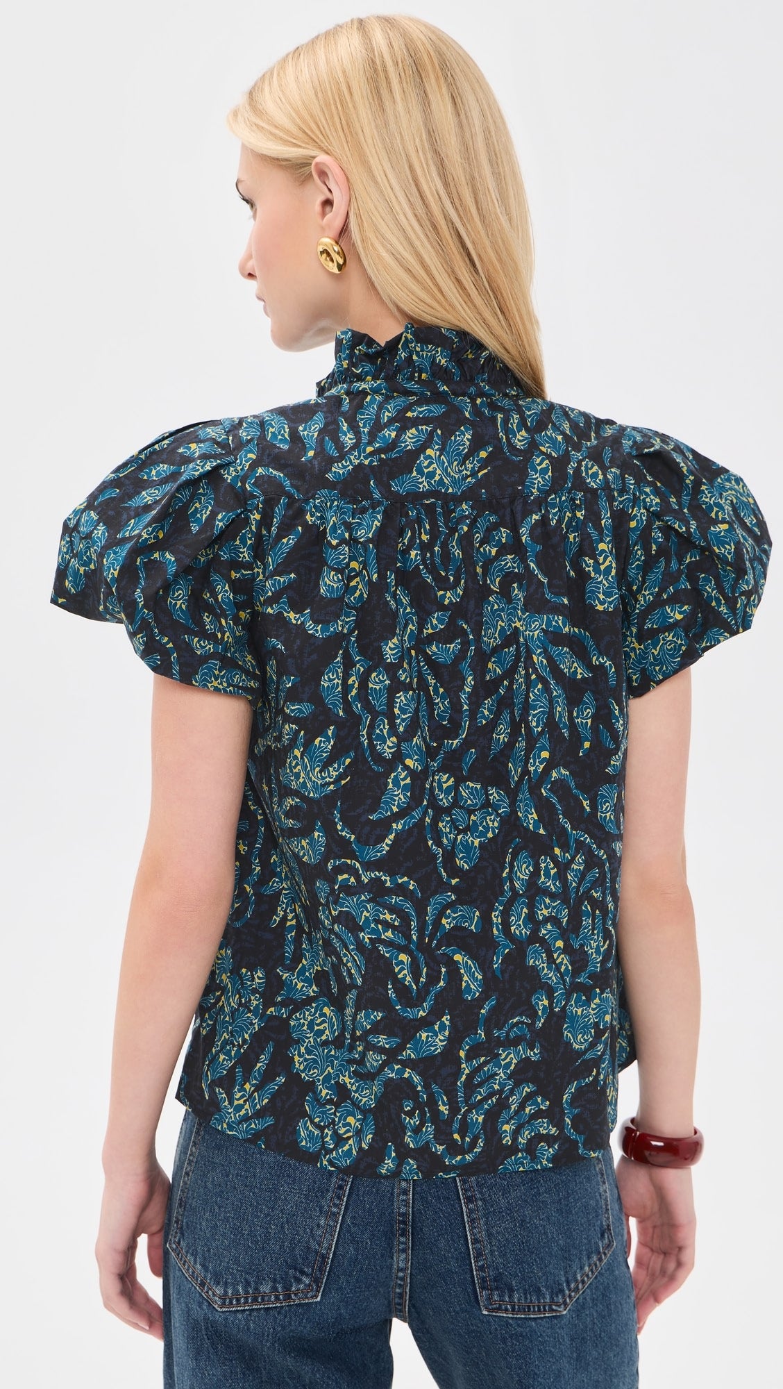 Estela Short Sleeve Cotton Top
