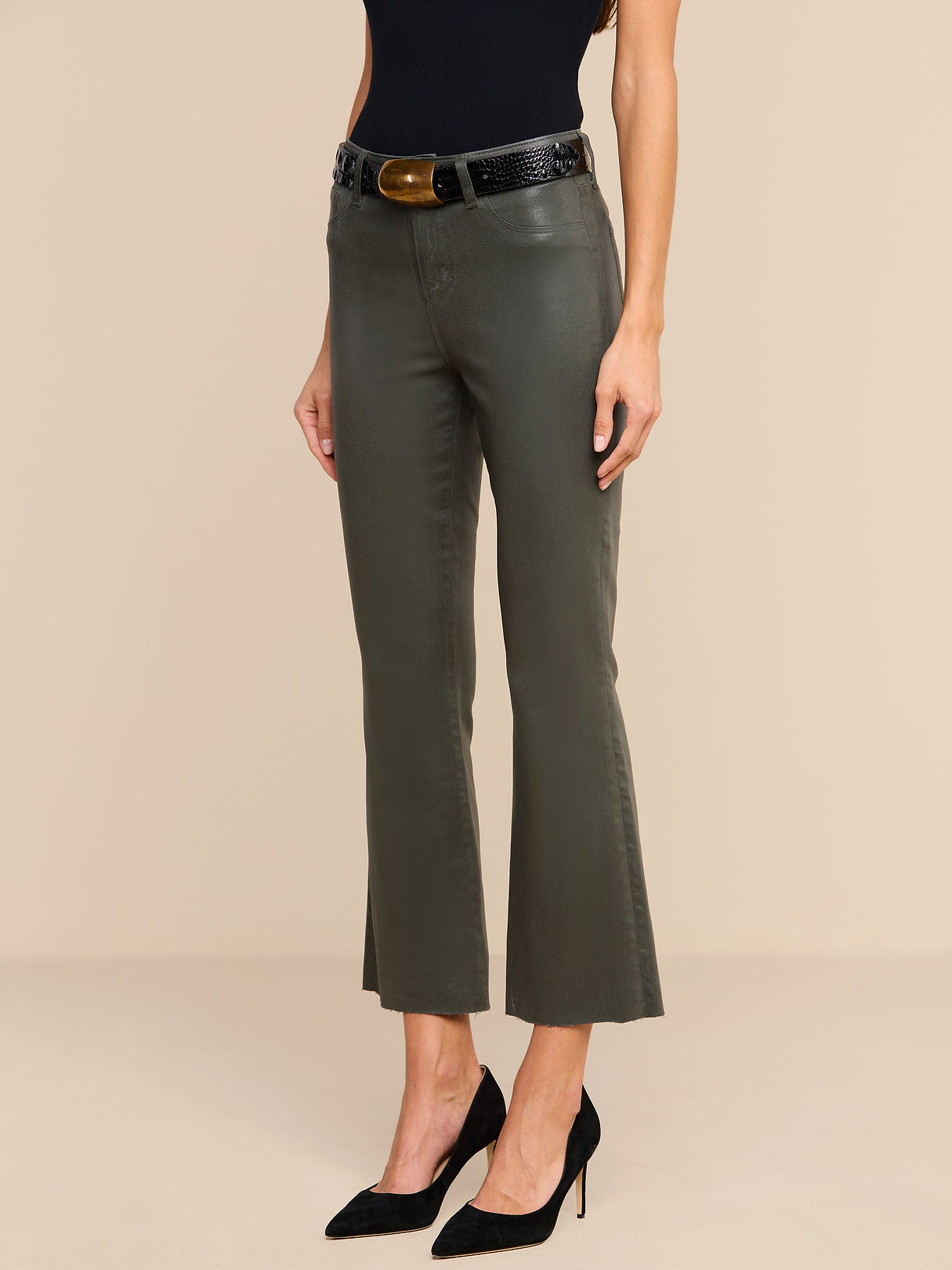 Kendra Crop Flare Pants