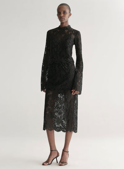 MARGOT LACE TOP IN BLACK