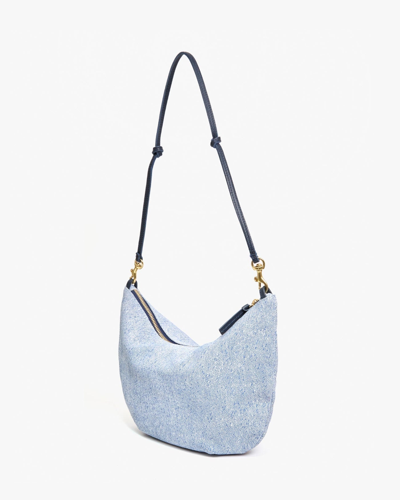 LUNE IN LIGHT BLUE DENIM SUEDE