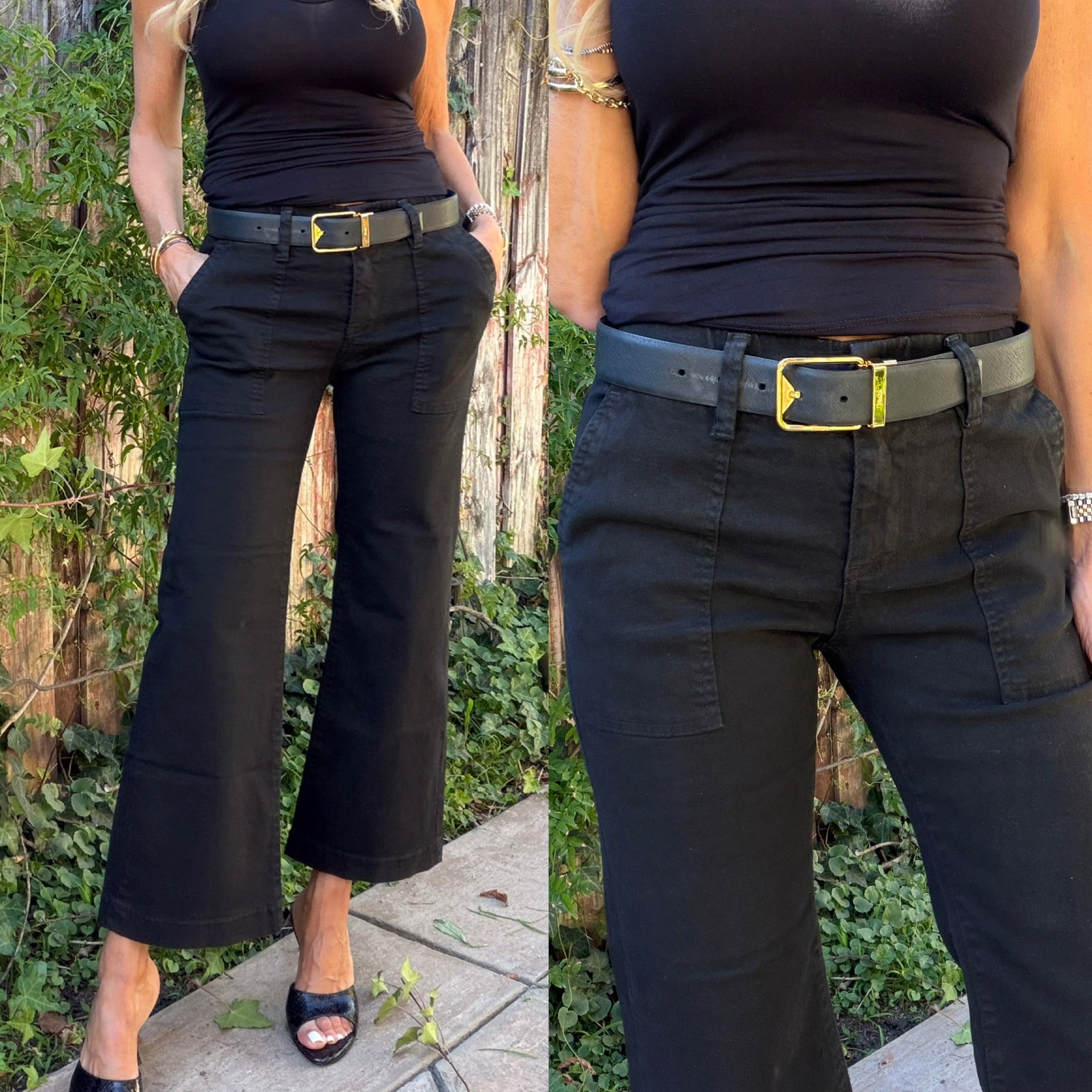 Bevy Flog Eden Cropped Pant at Romi Boutique