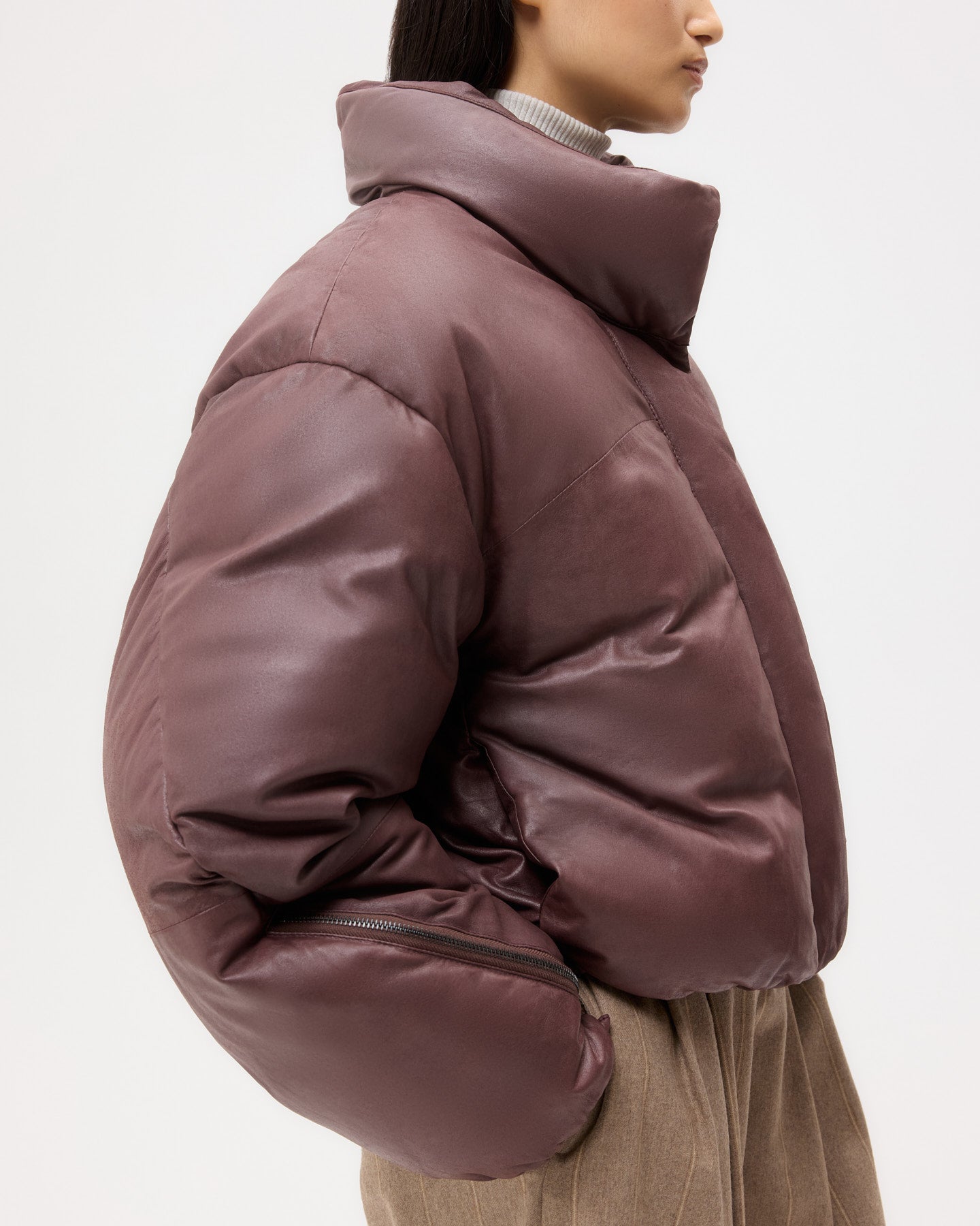 PUFFER RAGLAN JACKET