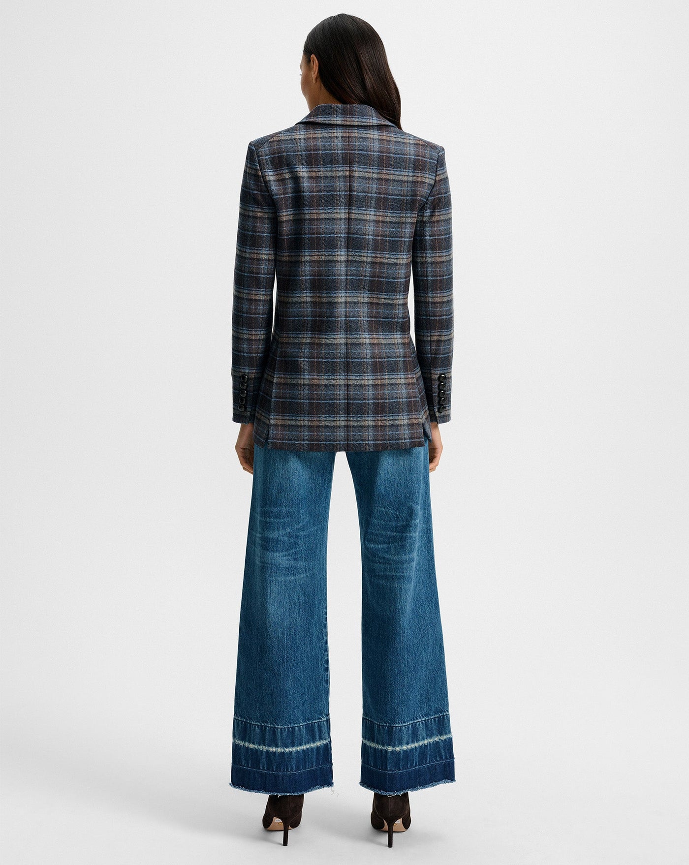 ORIA DICKEY JACKET IN BLUE MULTI