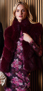 Generation Love ROSARIO FAUX FUR VEST at Romi Boutique