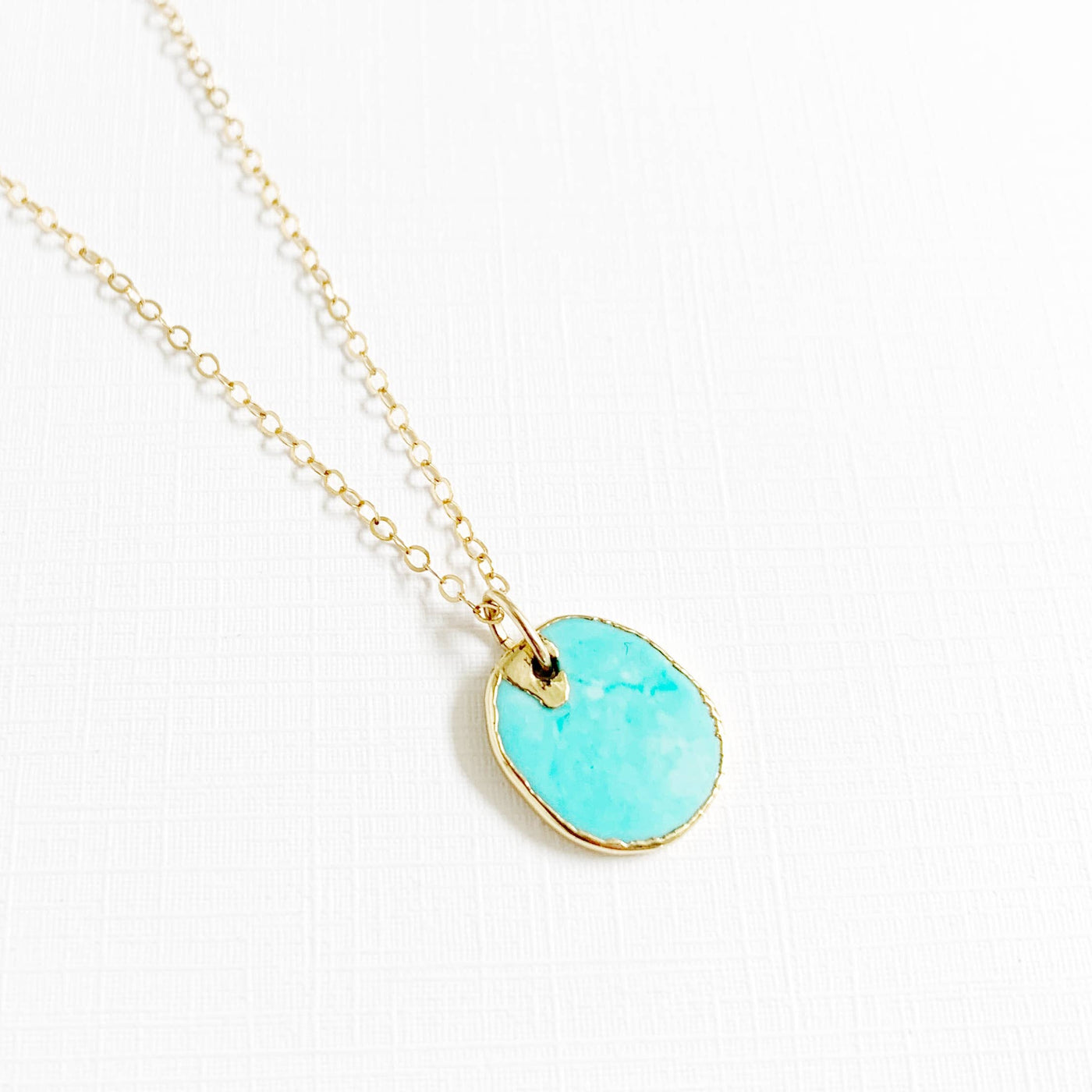 FREE SPIRIT TURQUOISE NECKLACE IN GOLD