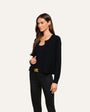 L'Agence Malone Cashmere Cardigan at Romi Boutique