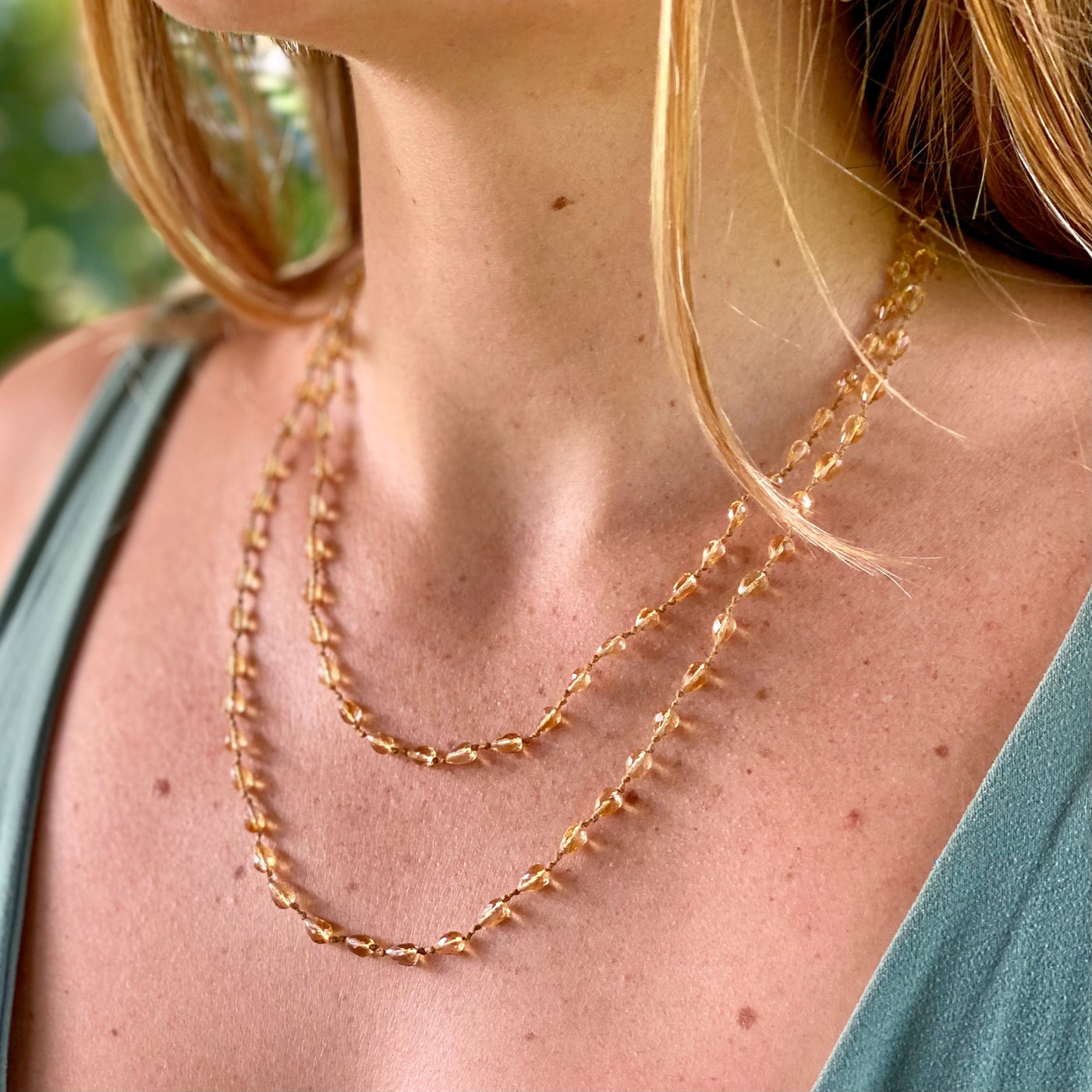 DROP LEI IN CITRINE