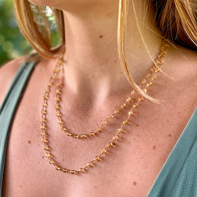 DROP LEI IN CITRINE