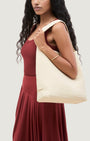 Naghedi NOMAD MEDIUM HOBO IN SALT at Romi Boutique