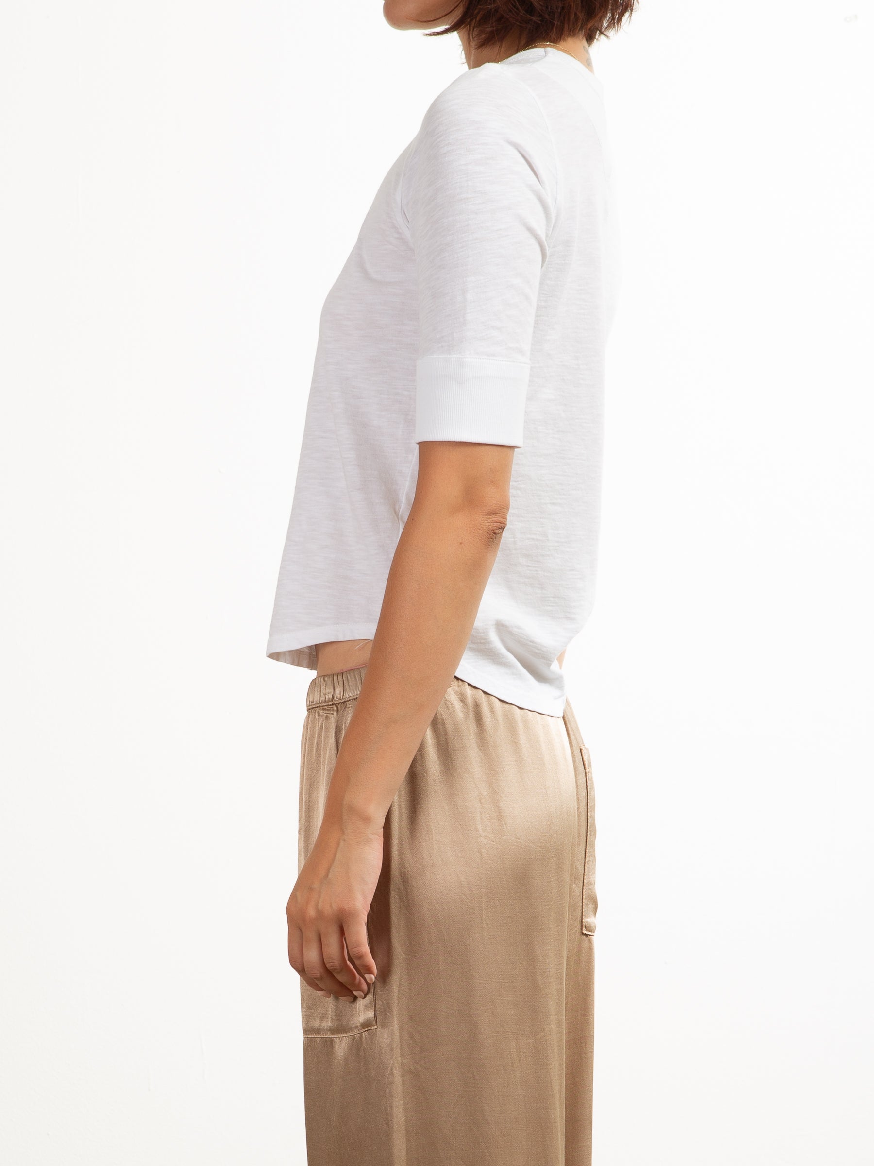 Pharaoh Giada Slim Crew in Supima Slub at Romi Boutique