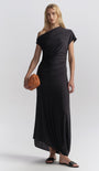 A.L.C Halle One Shoulder Jersey Midi Dress at Romi Boutique