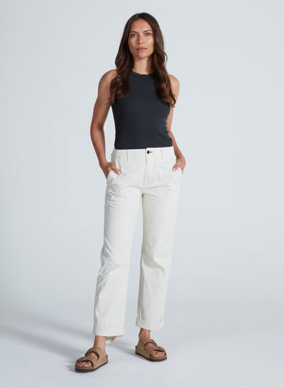 RIB TANK IN STONE BLACK - Romi Boutique