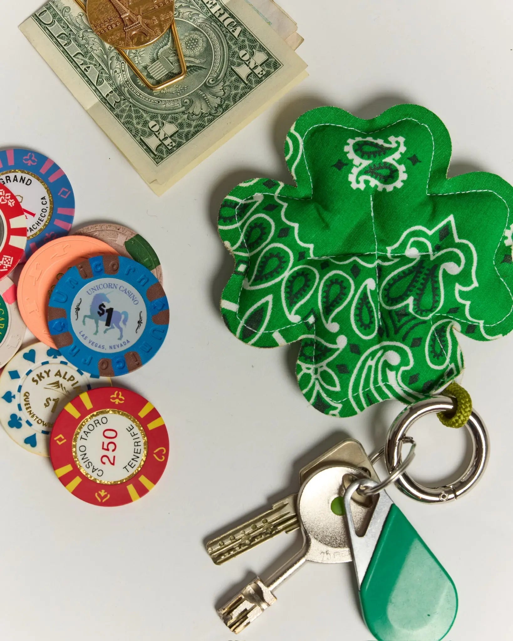 Key Ring Clover