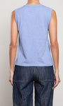 Pharaoh Muscle Shell in Supima Slub at Romi Boutique