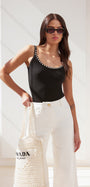 Generation Love IRIS CRYSTAL TANK TOP at Romi Boutique