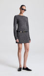 A.L.C Zoe Boucle Tweed Sweater at Romi Boutique