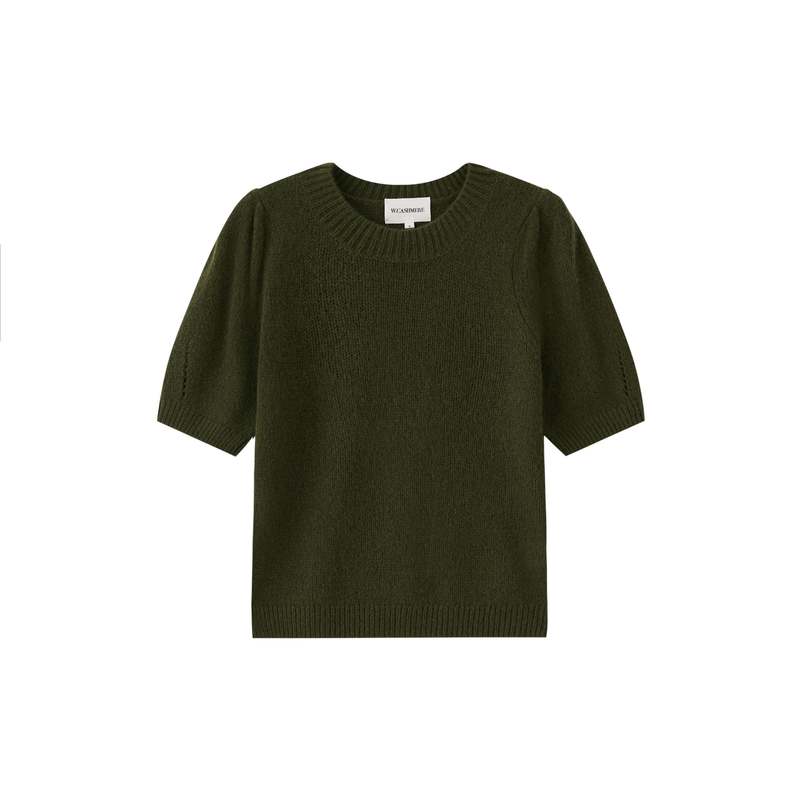 ARIA SHORT SLEEVE PULLOVER IN BAY LEAF