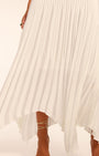 Ramy Brook DAVINIA KNIT COMBO PLEATED MAXI DRESS at Romi Boutique