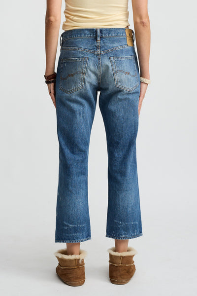 LINDSAY SLIM BOYFRIEND JEAN IN FENMORE BLUE