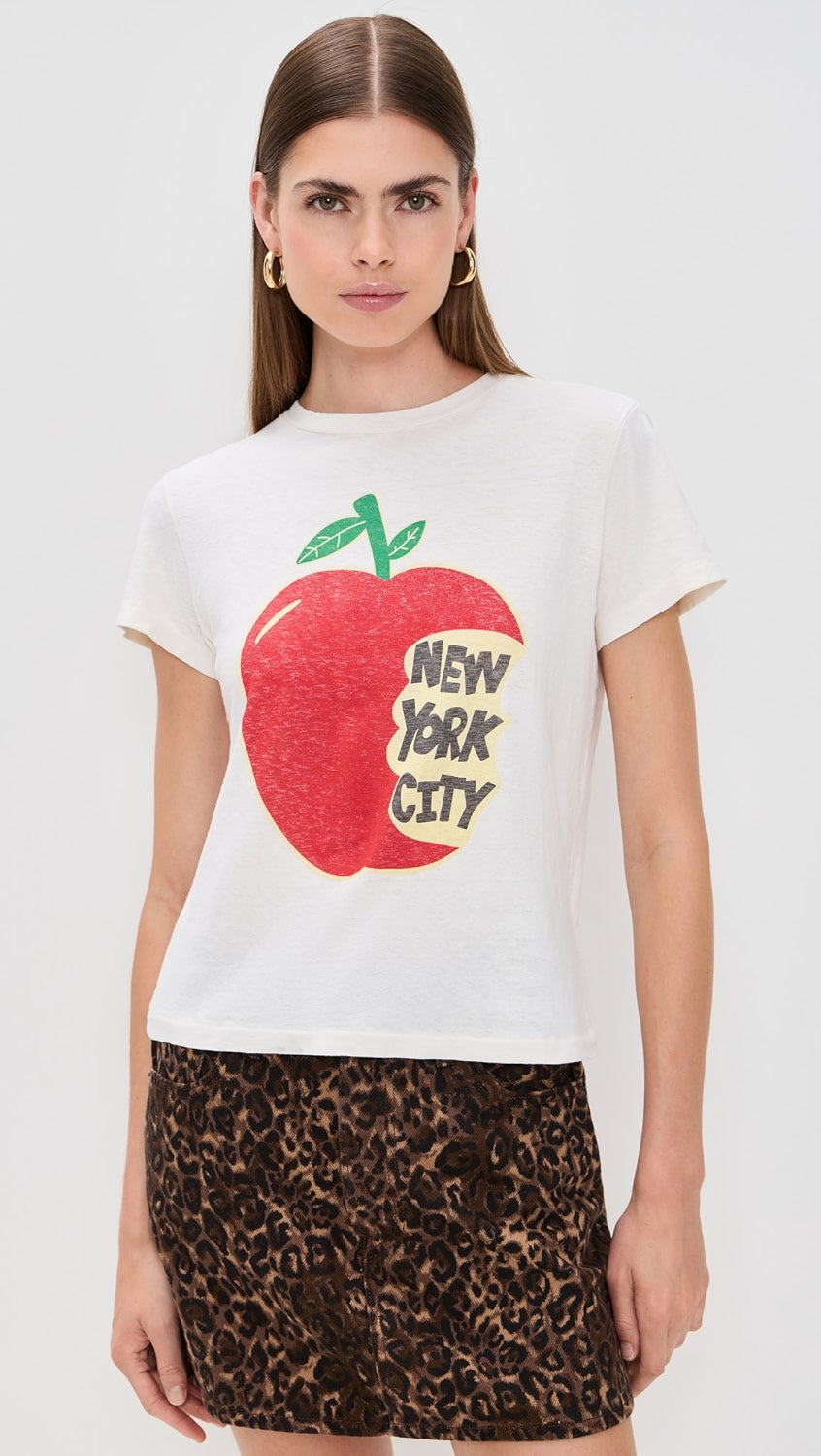 CLASSIC TEE NYC IN VINTAGE WHITE