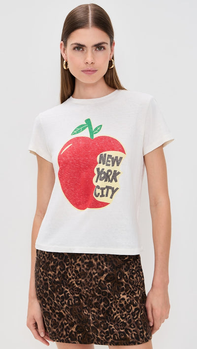 CLASSIC TEE NYC IN VINTAGE WHITE