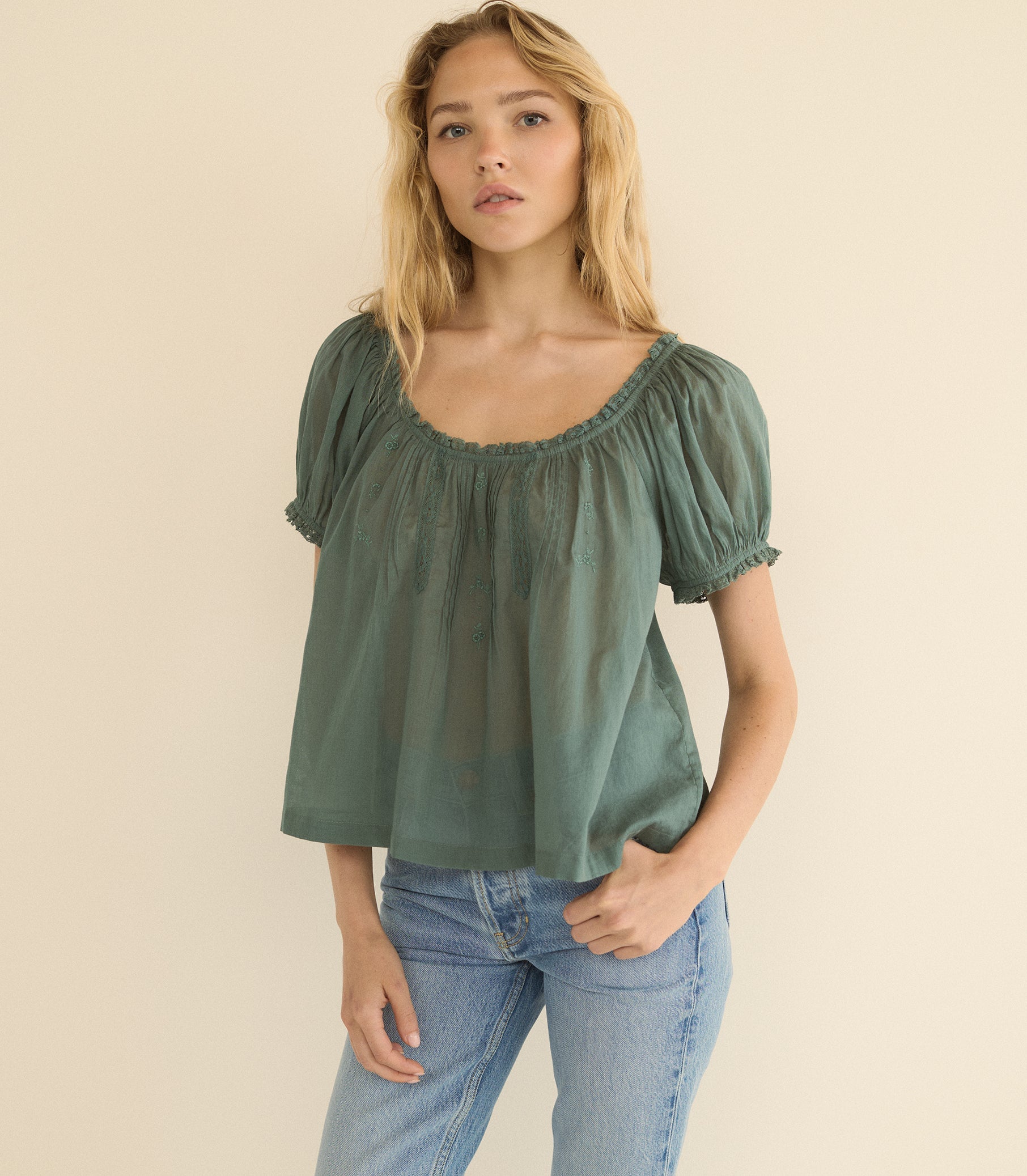 DOEN Frederica Top at Romi Boutique
