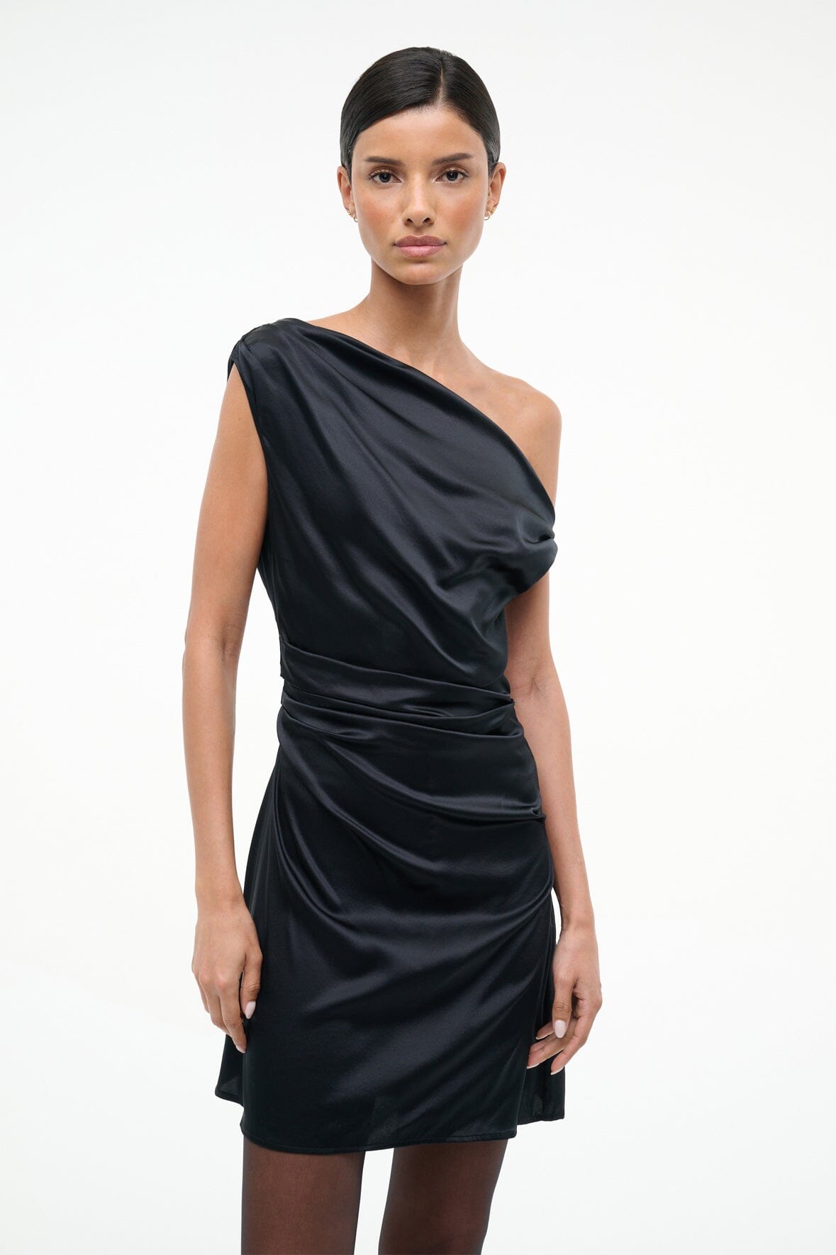 Staud MINI PHARE SILK DRESS at Romi Boutique