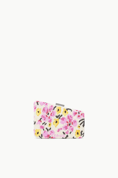CARMELLA BEADED CLUTCH IN BLOSSOM FLORAL - Romi Boutique