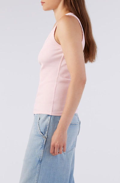 ANGEL RIB TANK IN SHIMMER - Romi Boutique
