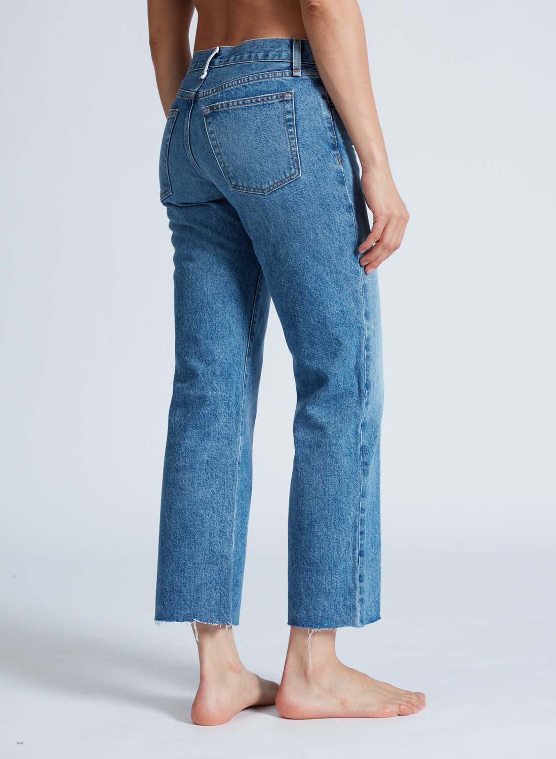 ASKK NY LOW RISE STRAIGHT at Romi Boutique