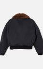 Re/Done SHRUNKEN BOMBER at Romi Boutique