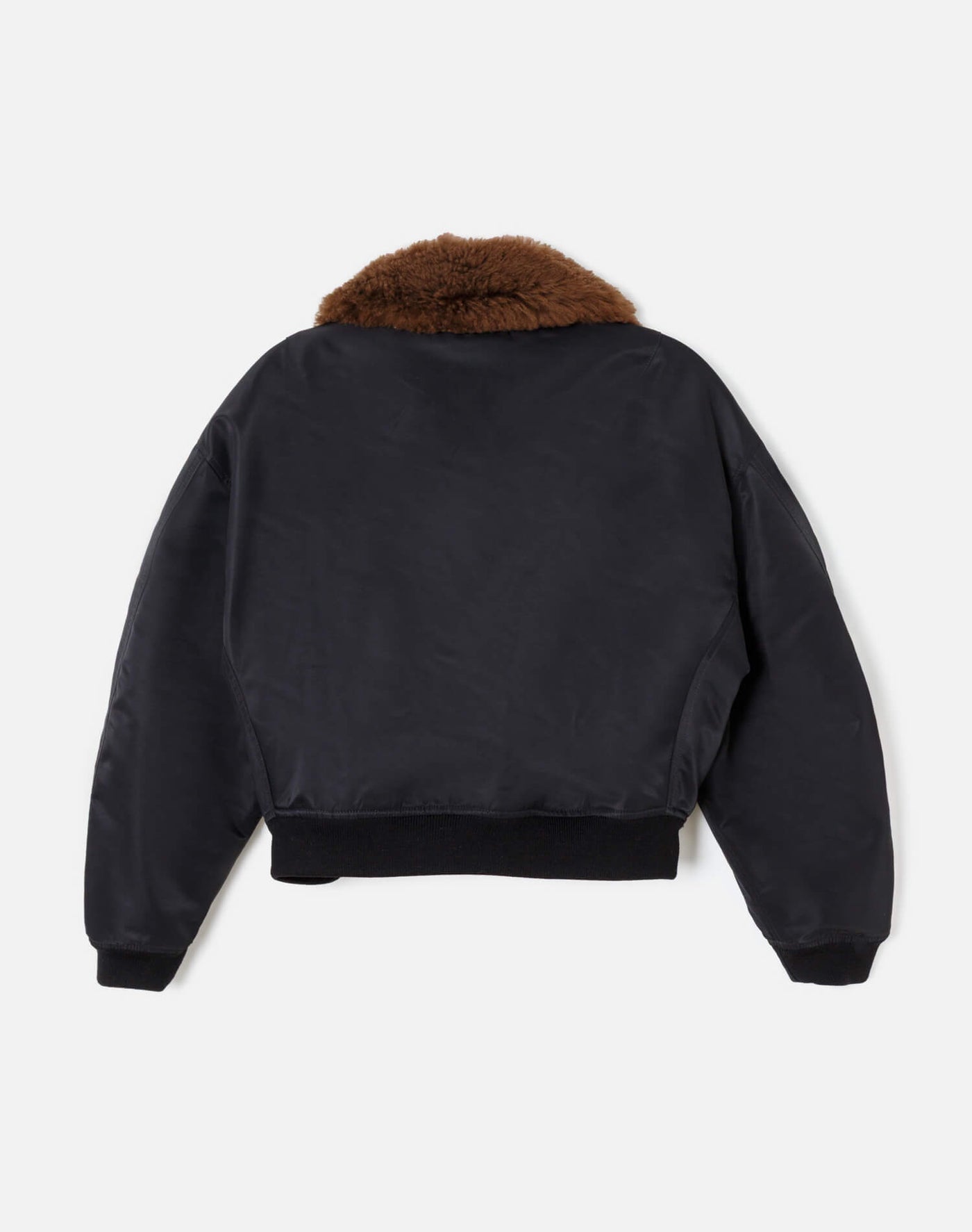 SHRUNKEN BOMBER IN BLACK - Romi Boutique