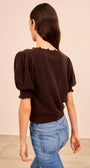 Ulla Johnson POLLINE SHORT SLEEVE TOP at Romi Boutique