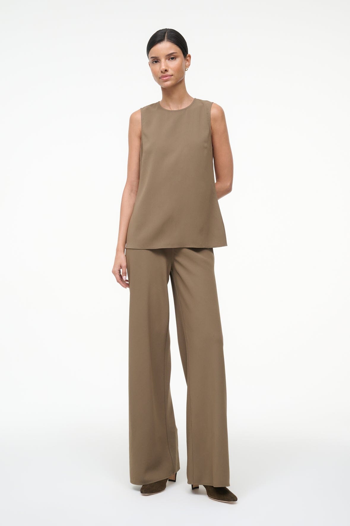 STROLL PANT IN TRUFFLE