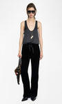 Zadig & Voltaire POMA VELVET PANTS at Romi Boutique