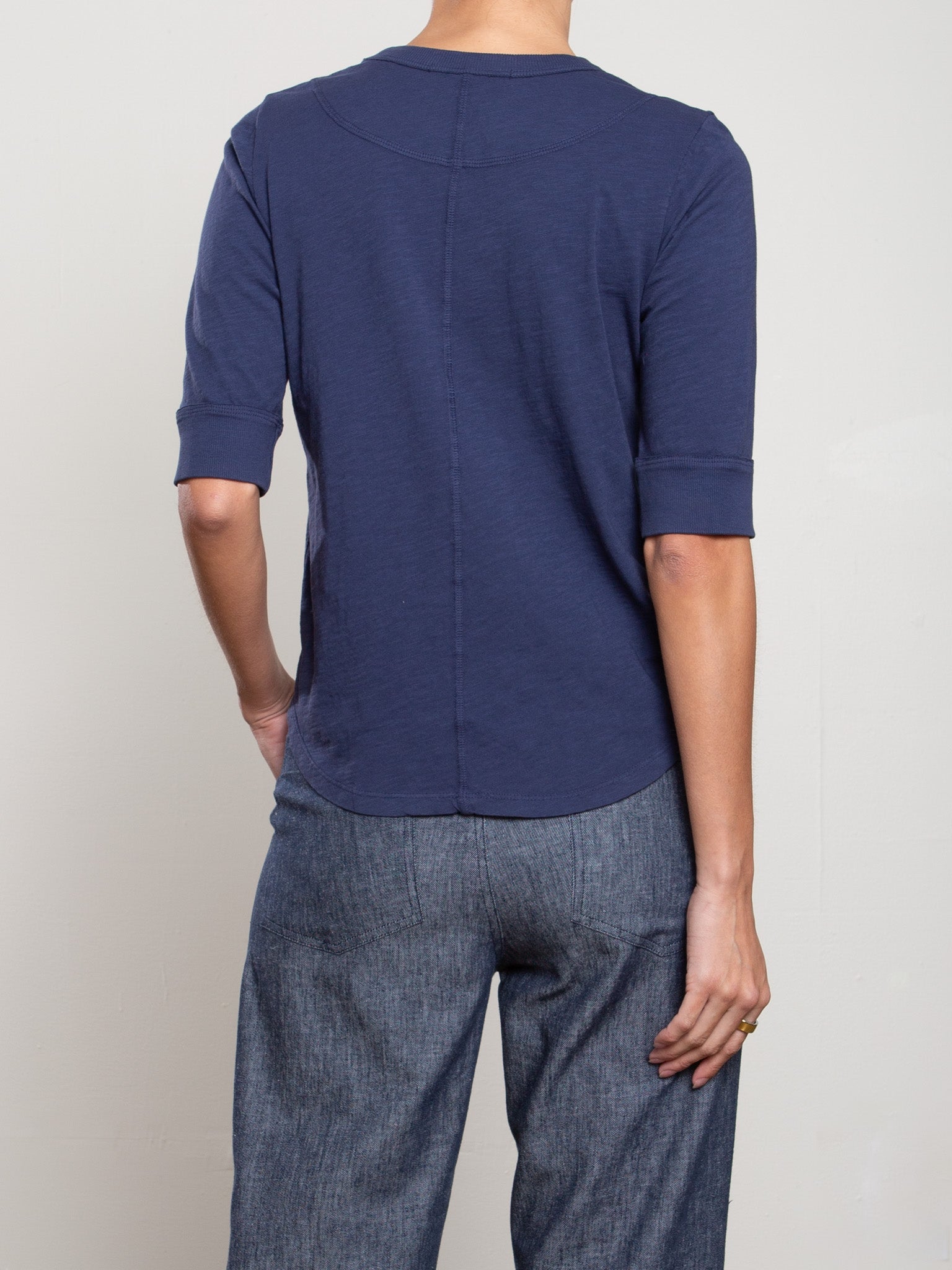 Pharaoh Giada Slim Crew in Supima Slub at Romi Boutique