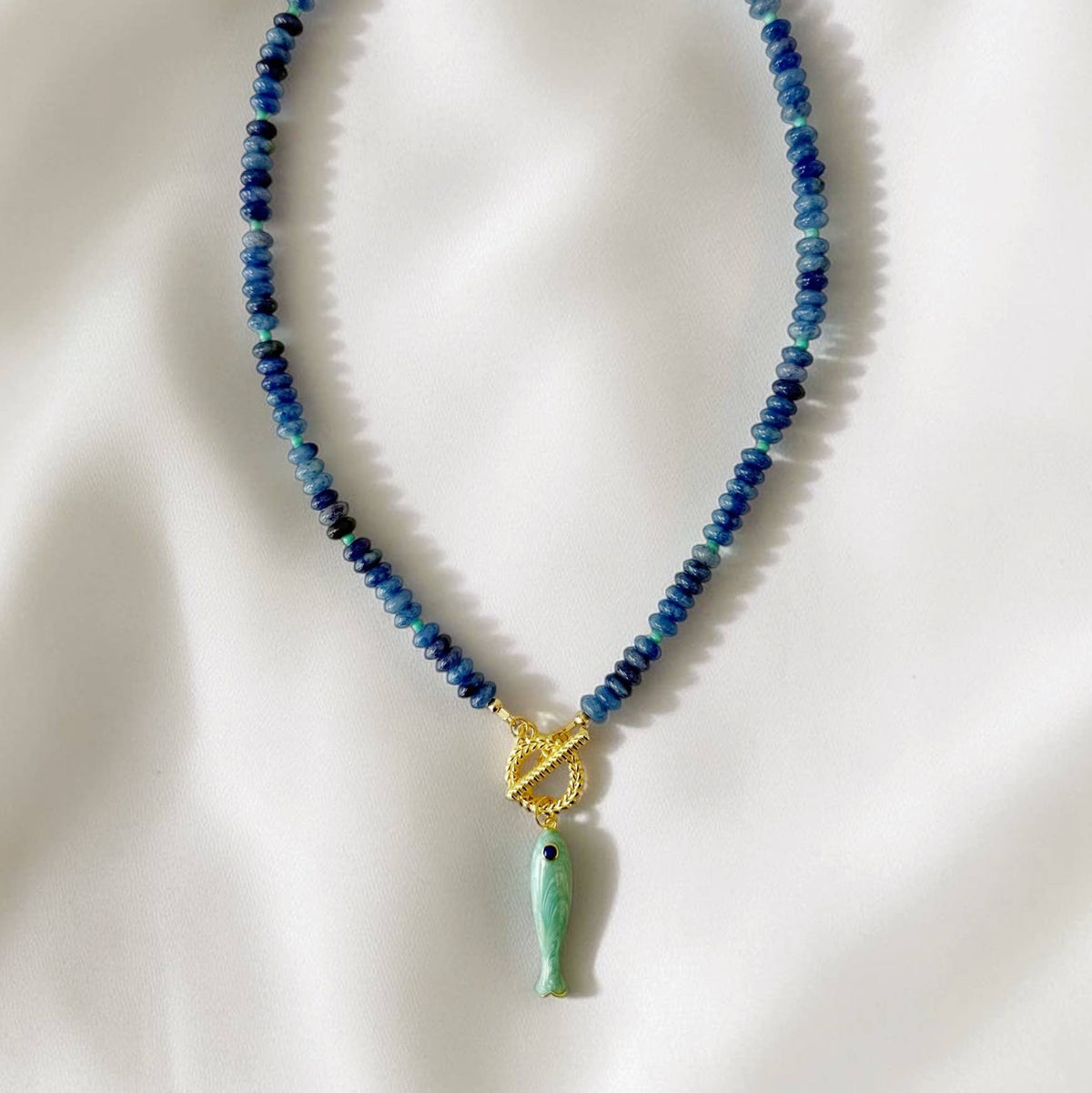 Romi Fish Alley Toggle Necklace at Romi Boutique