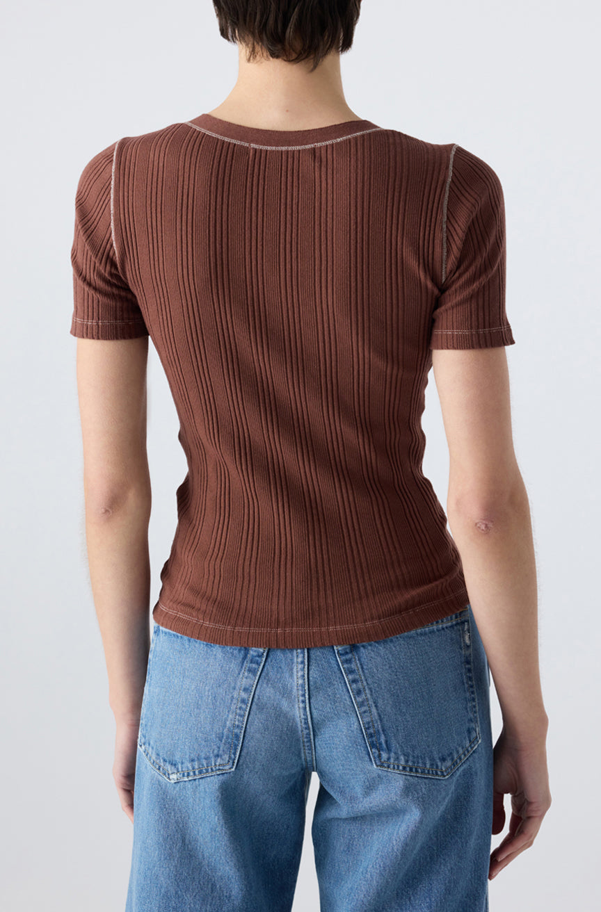 CHERISH TEE IN COCOA