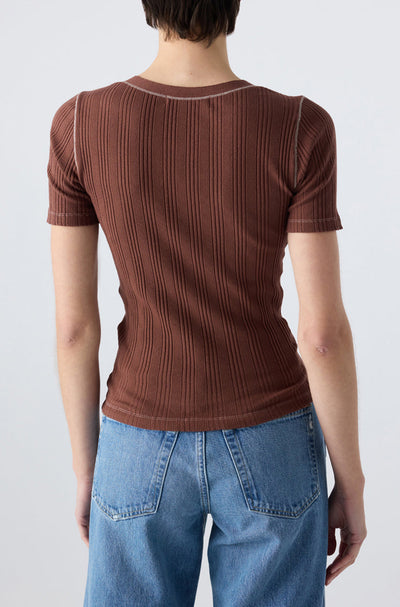 CHERISH TEE IN COCOA