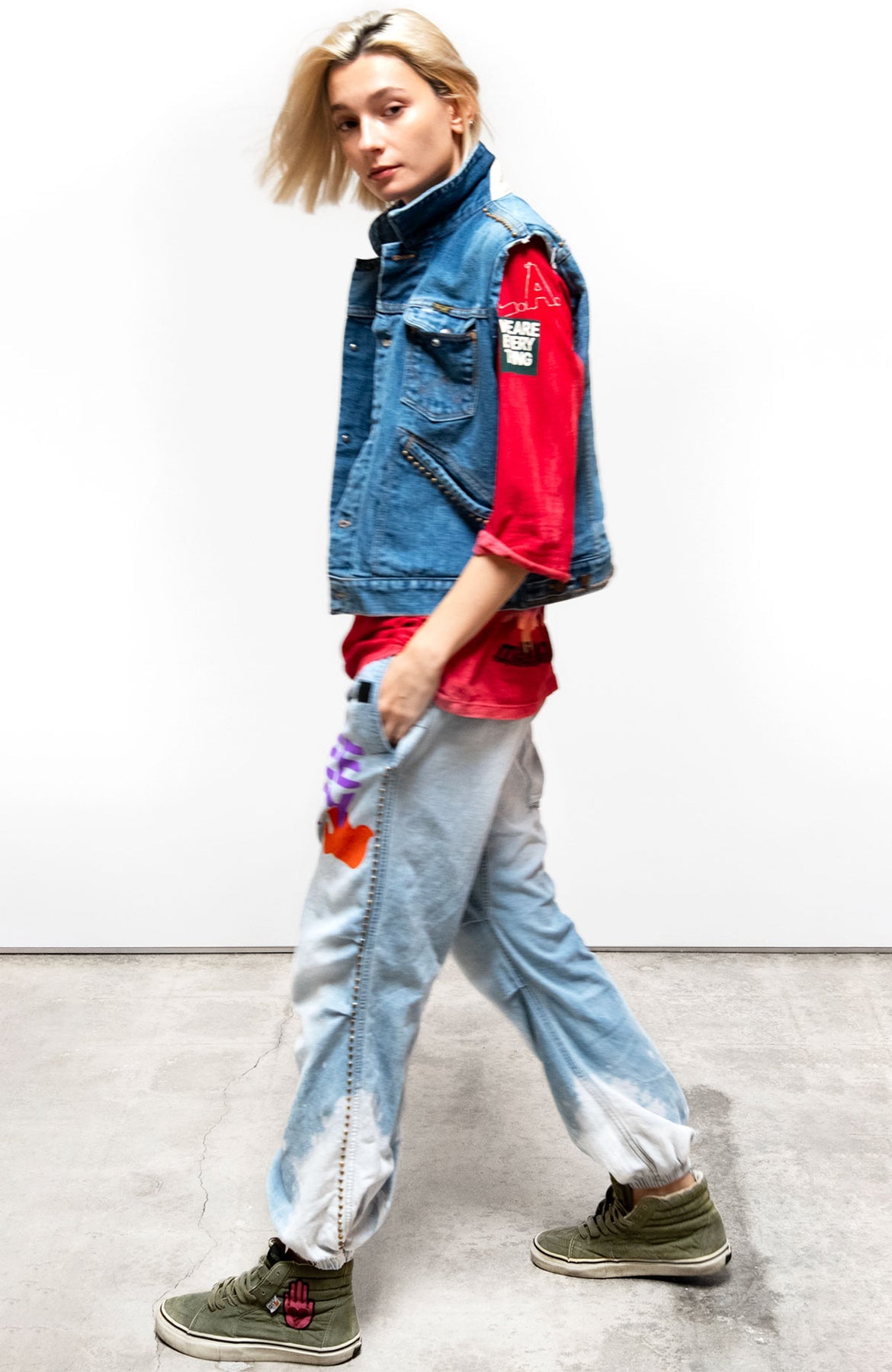 CANYONKID JAPANESE INDIGO CLOUD PANT IN SUPERFADEOUT/CLOUD