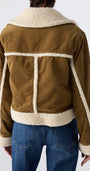 Amo BETTY CORD SHEARLING JACKET at Romi Boutique