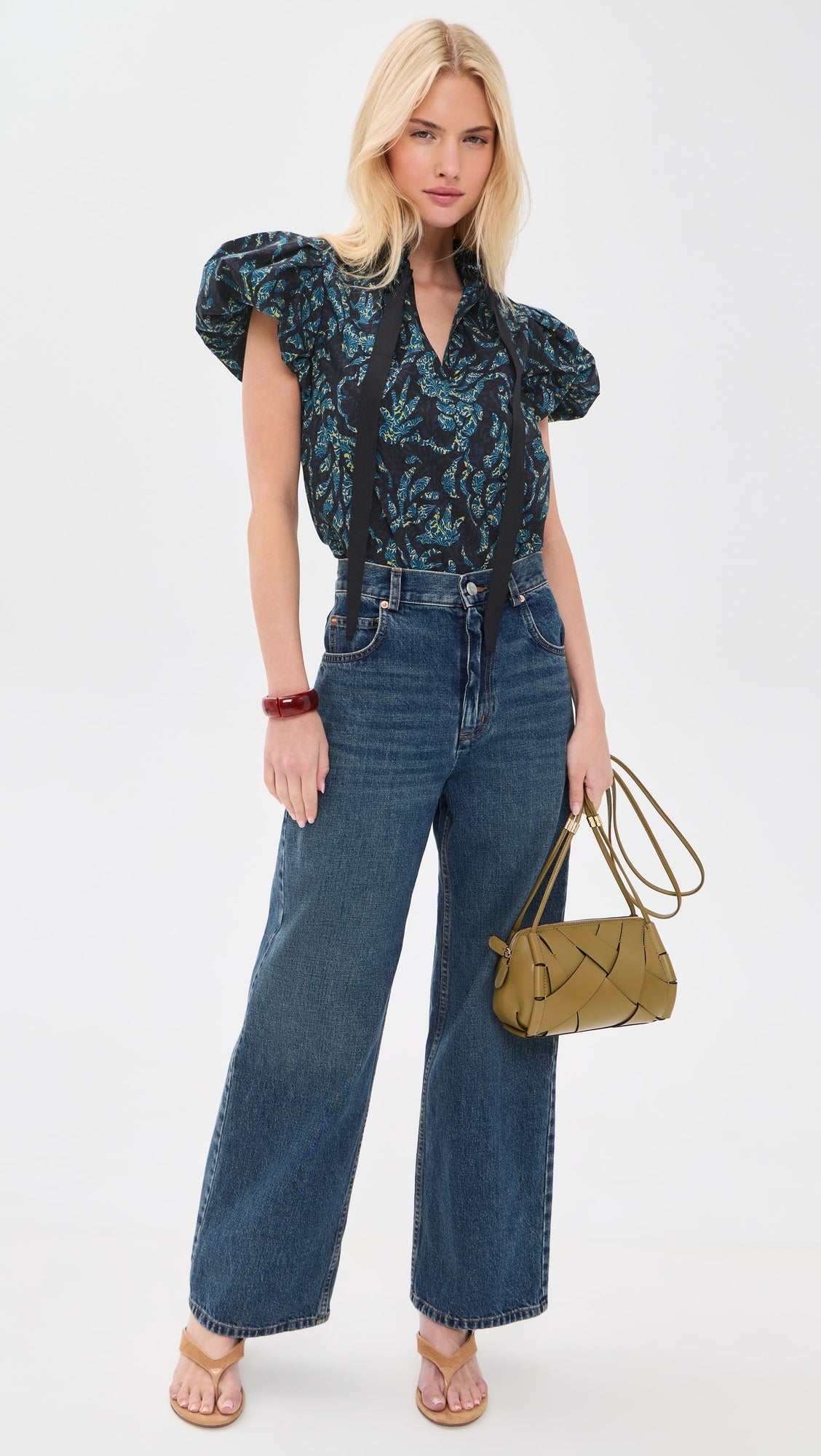 Estela Short Sleeve Cotton Top