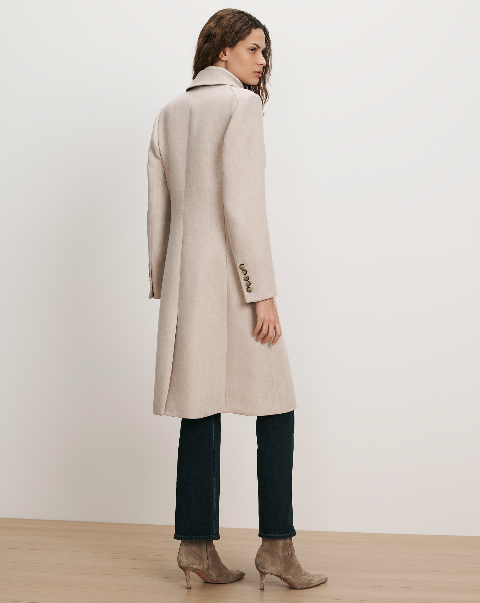 Stryder Double-Breasted Dickey Coat