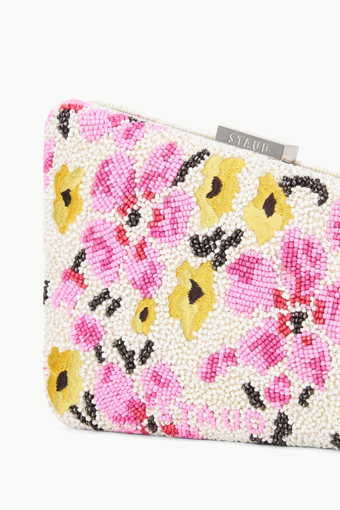CARMELLA BEADED CLUTCH IN BLOSSOM FLORAL - Romi Boutique