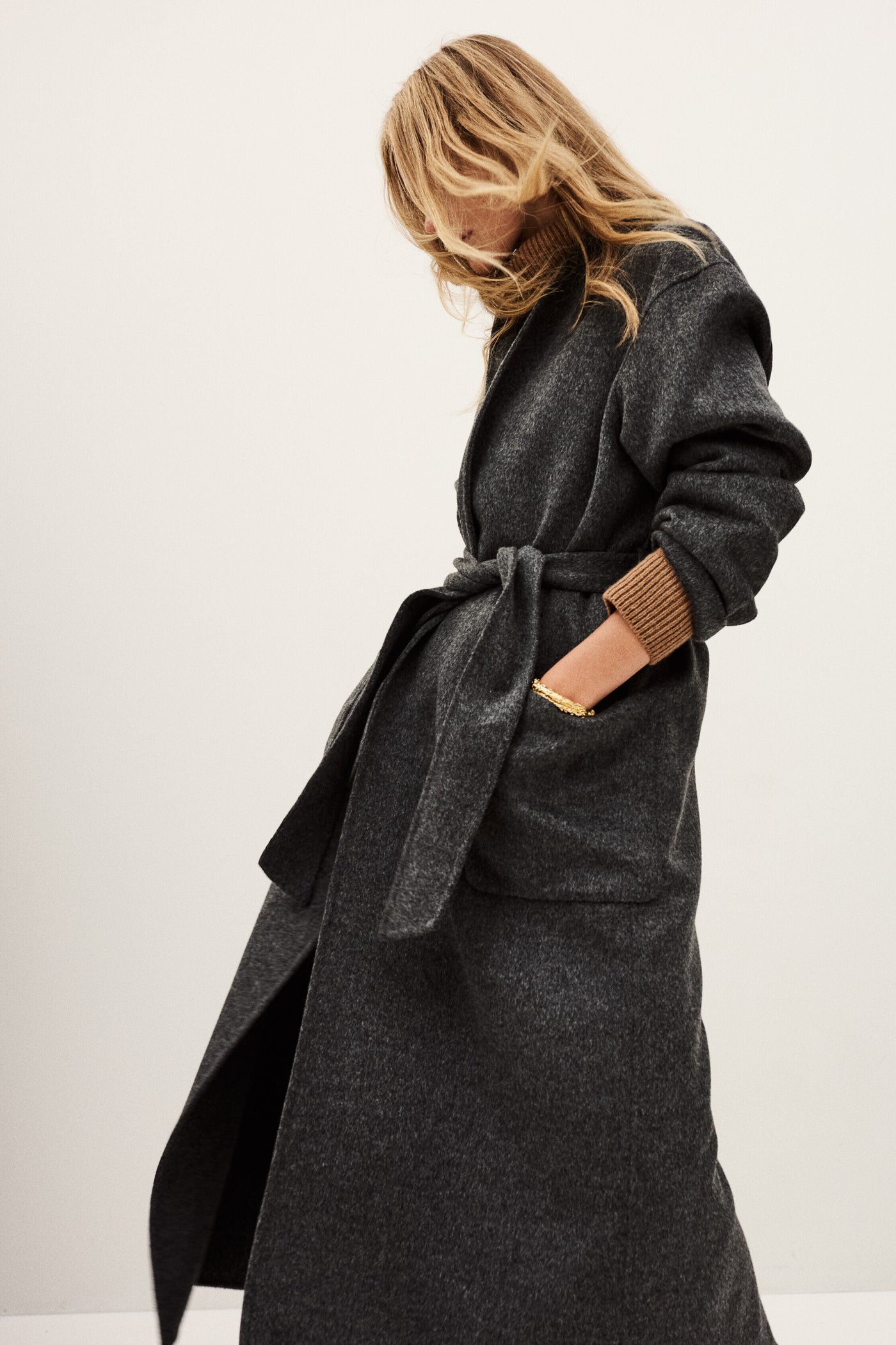 KAY COAT IN ANTHRACITE