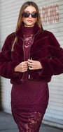 Generation Love BRIANNA FAUX FUR JACKET at Romi Boutique