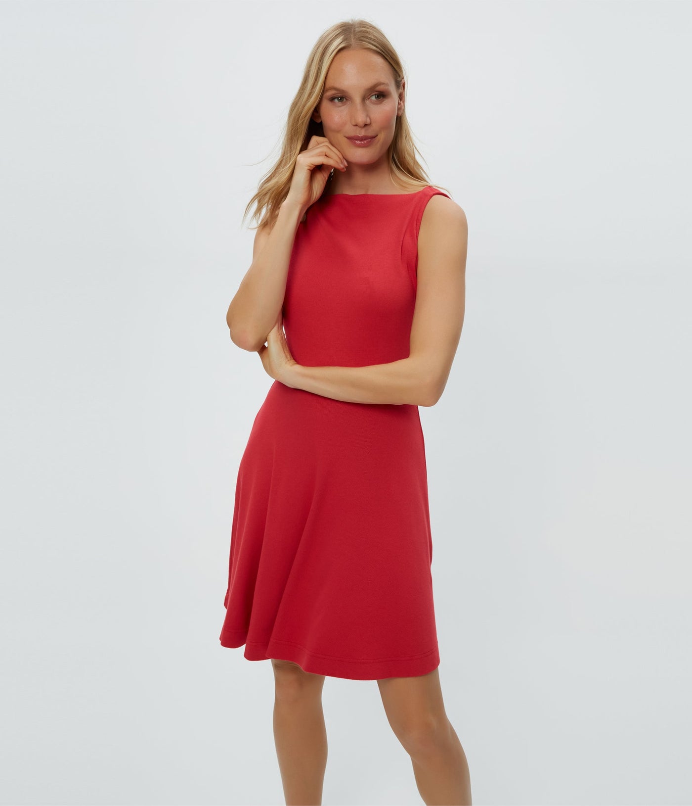 ANDY MINI SKATER DRESS IN RUMBA