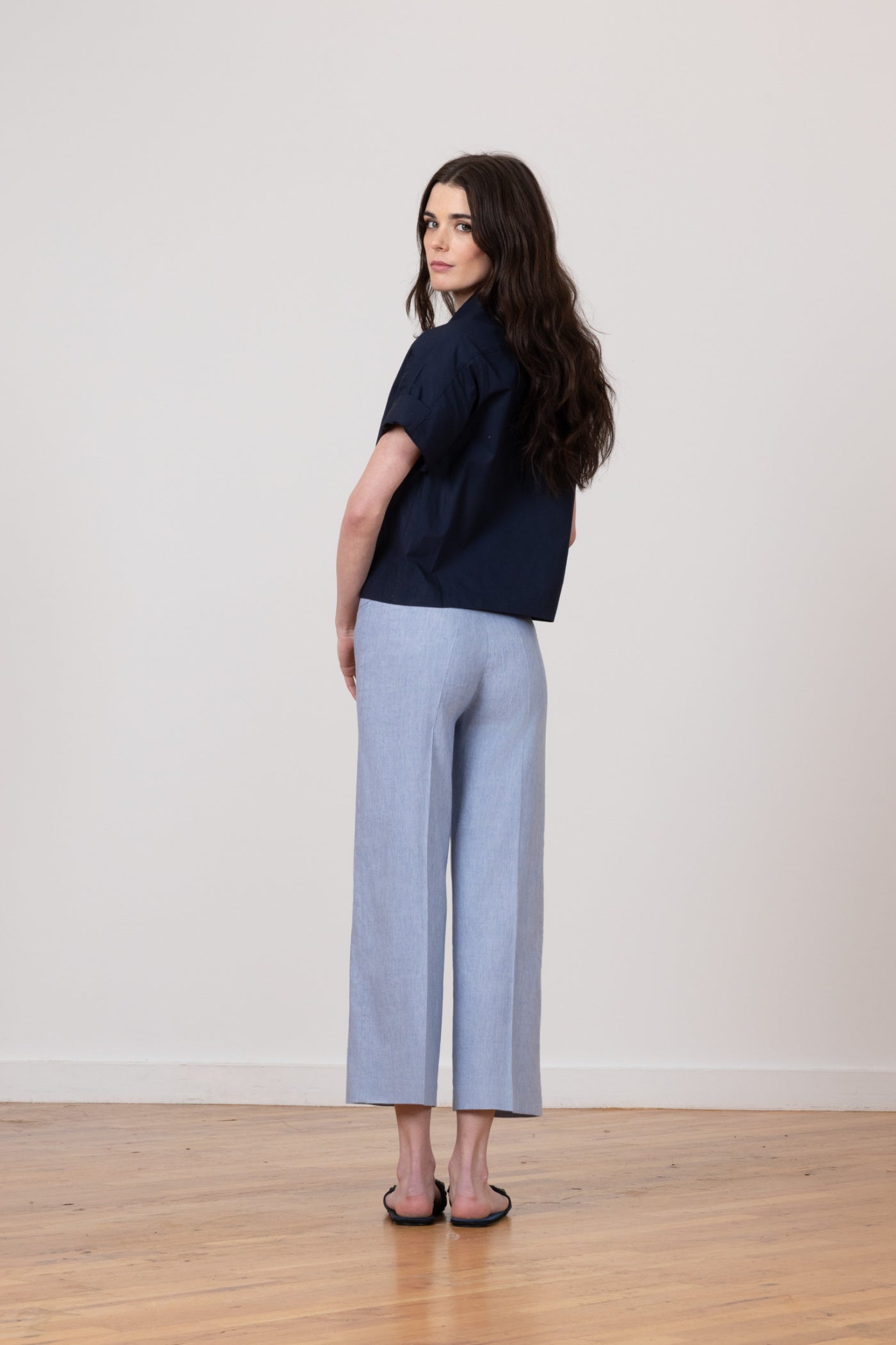 Avenue Montaigne ALEX LINEN CHAMBRAY at Romi Boutique