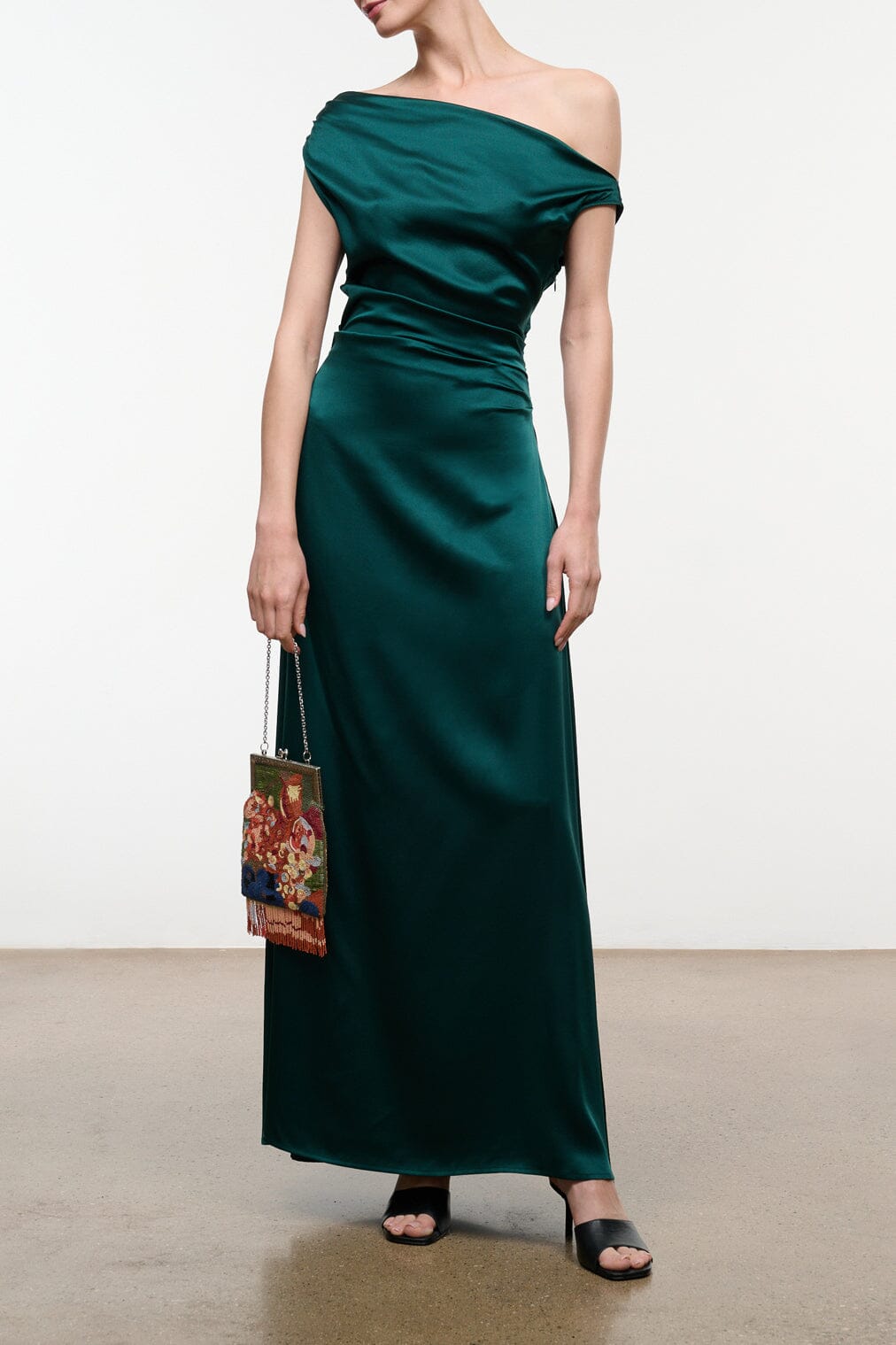 Staud Phare Silk Maxi Dress at Romi Boutique